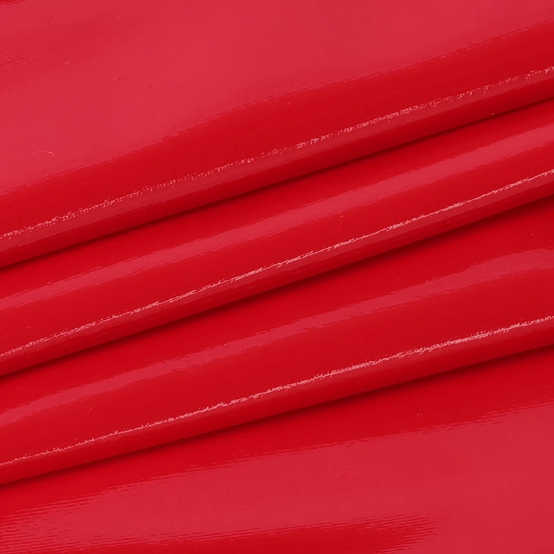 Body femme simili cuir rouge – Image 18