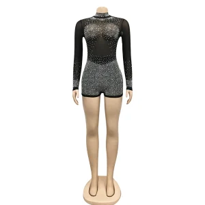 body à paillettes femme