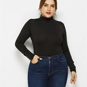 body col roulé grande taille femme