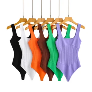 body débardeur femme côtelé