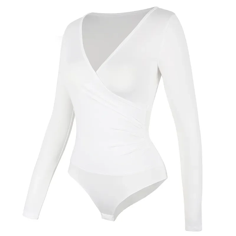 body femme élégant manches longues