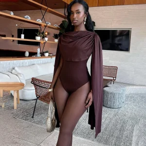 body soirée femme cape