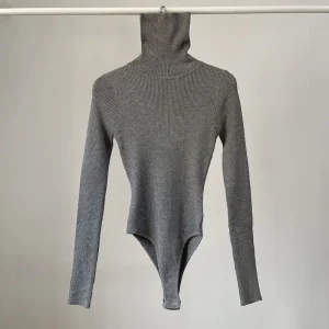 body col roulé femme côtelé
