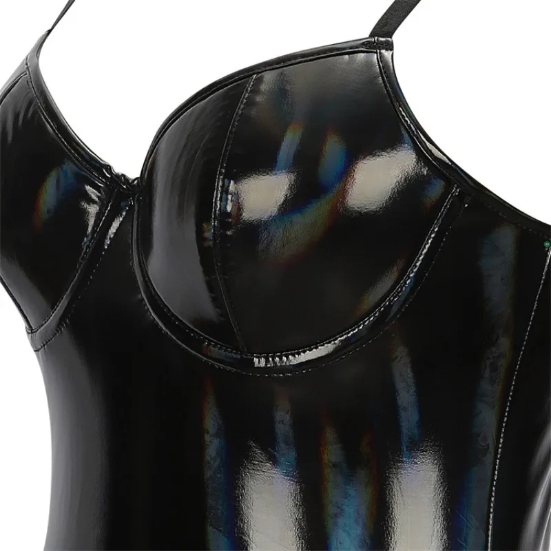 body noir en cuir