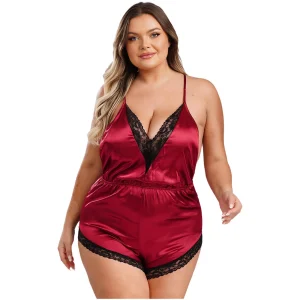 body femme grande taille pyjama
