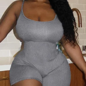 body femme grande taille short