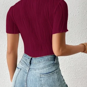 vêtement sans manche femme bordeaux