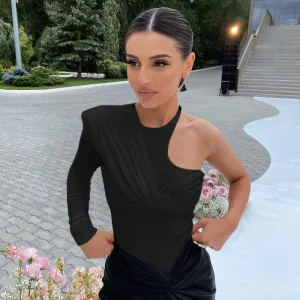 body femme une manche élégant