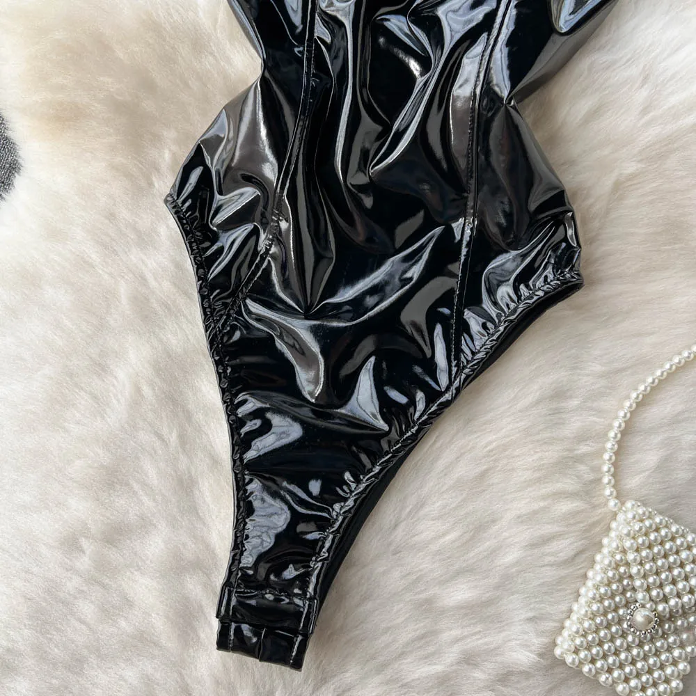 Body femme effet simili cuir – Image 16