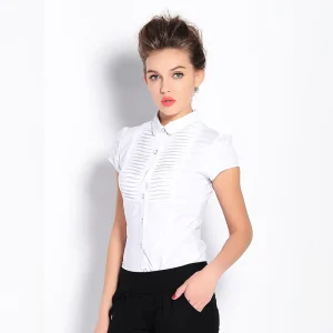 Body Chemise Femme Manches Courtes