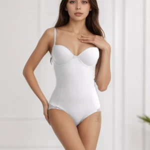 Body Femme Gainant Avec Armatures Et Bonnets