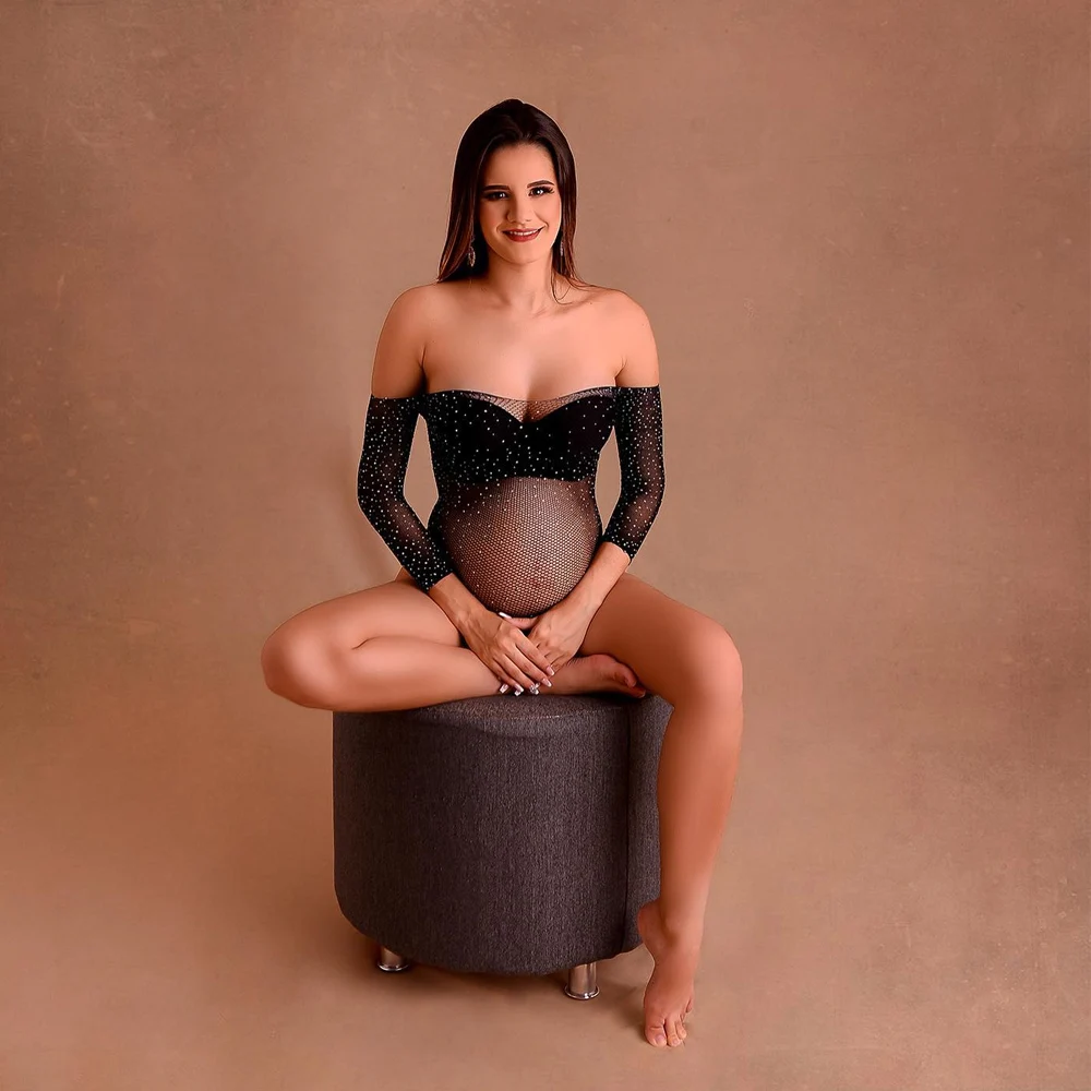 vêtement de grossesse élégant en noir
